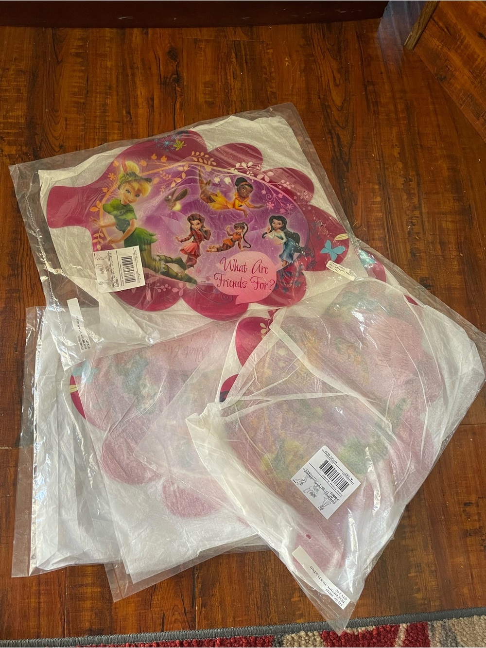 Disney Fairies Tinker Bell and Friends 4 piece placemat set